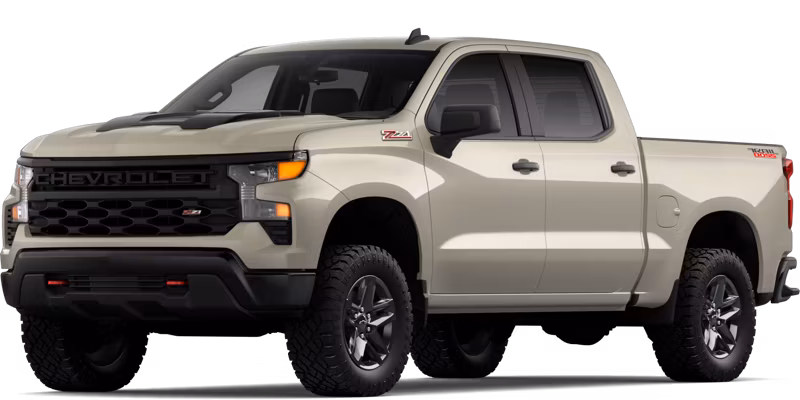 2025 Chevrolet SILVERADO Custom Trail Boss Crew Cab, Short Bed (4WD) - Image 1
