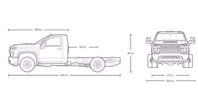 2025 Chevrolet Silverado 3500 HD Chassis Cab Regular Cab 2